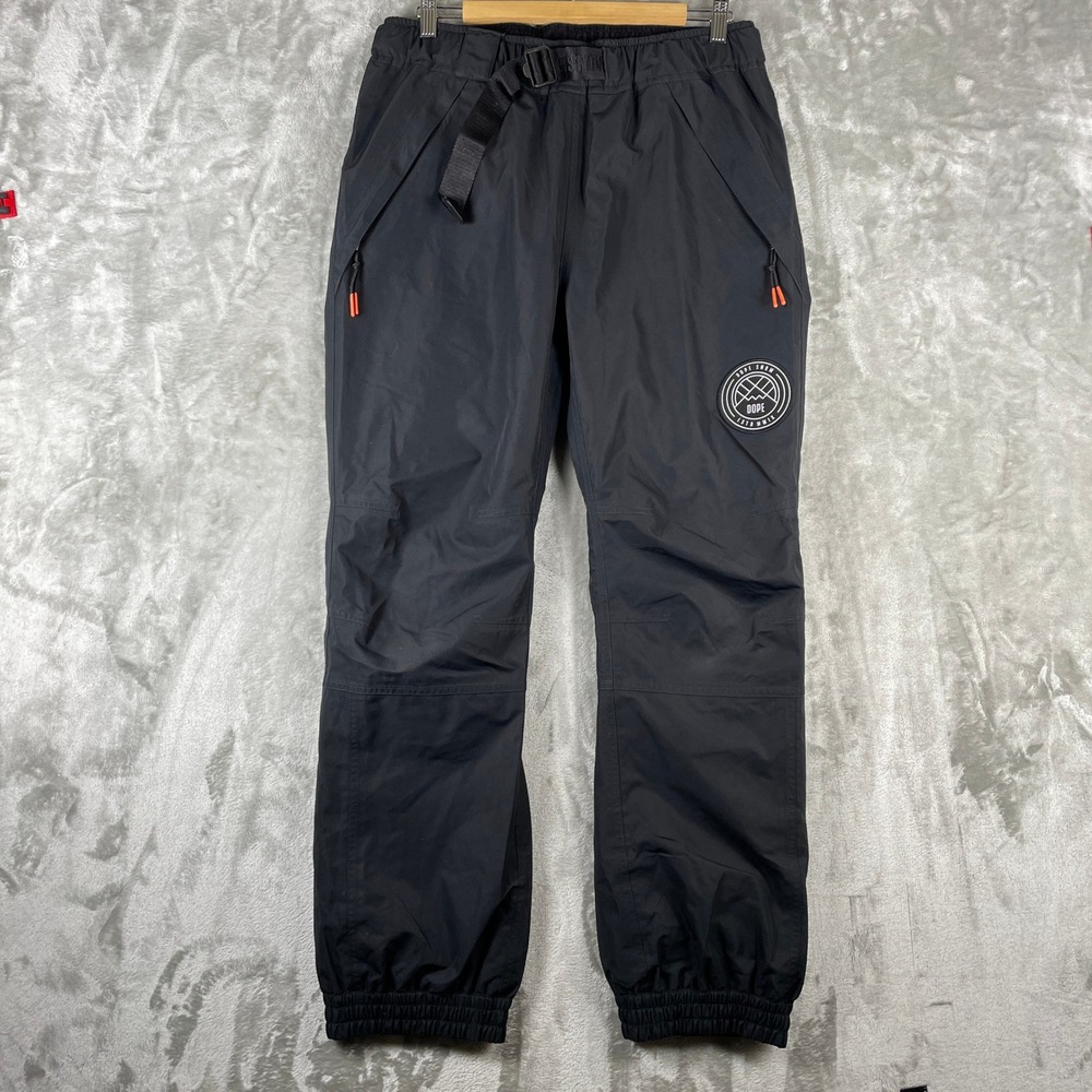 Dope Snow Blizzard FW21 Pants Mens L Black Snowboarding Ski Trousers Belted
